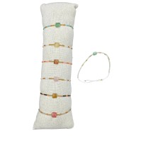 Lot de 35 Bracelets fantaisie pierre